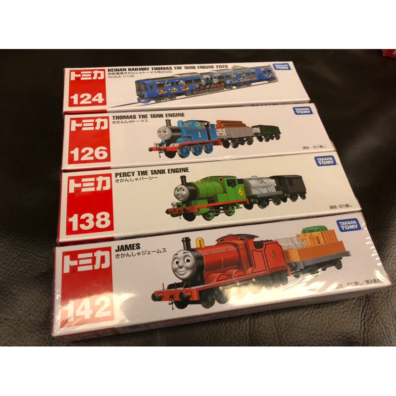 全新 現貨 日版 tomica 多美 湯瑪士 thomas 火車 小火車 124 126 138 142