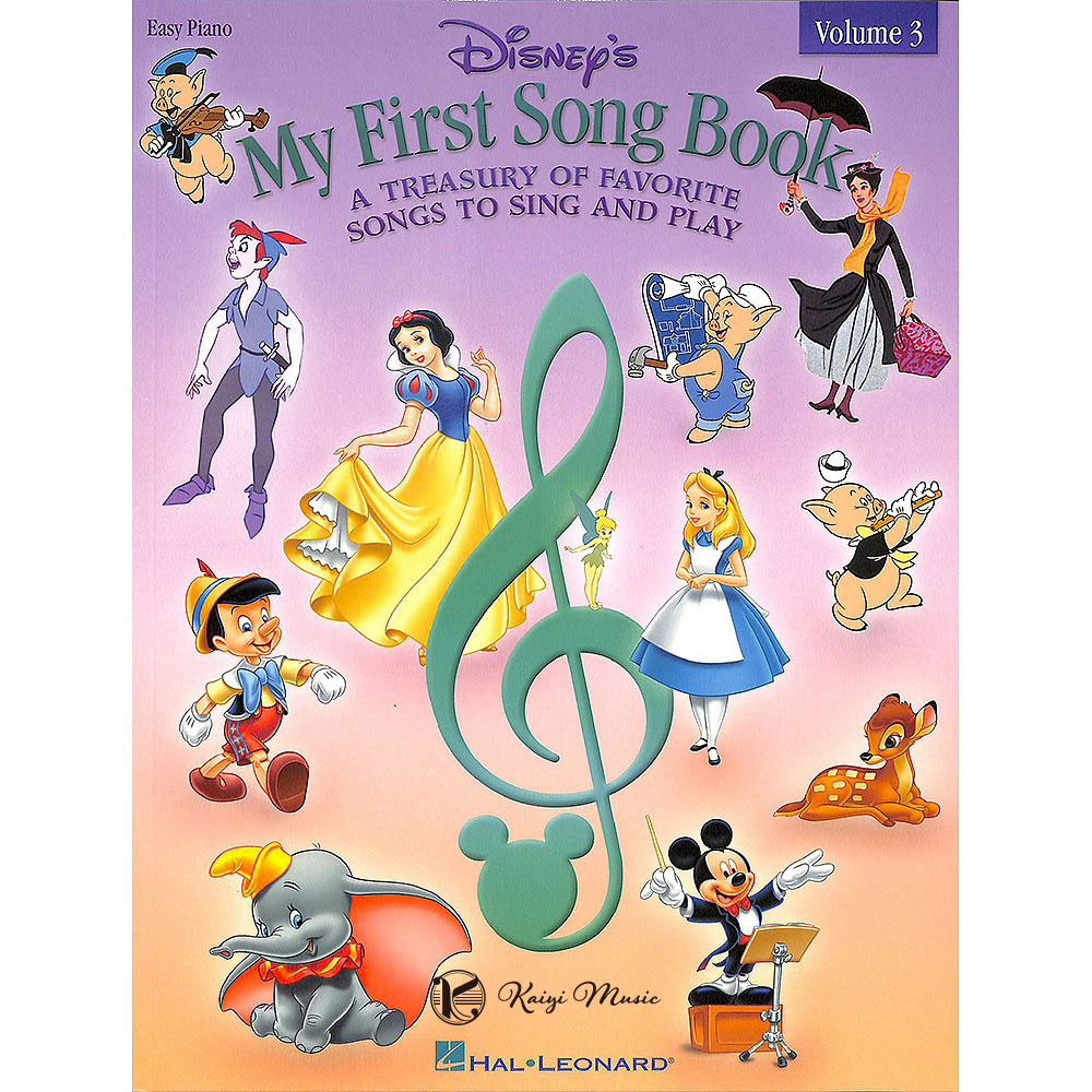 【凱翊︱HL】我的迪士尼歌曲3簡易鋼琴譜DISNEY'S My First Song Book Vol-3