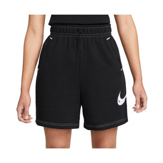S.G NIKE NSW SWSH FLC HR SHORT DM6750-010 黑 短褲 休閒 女款