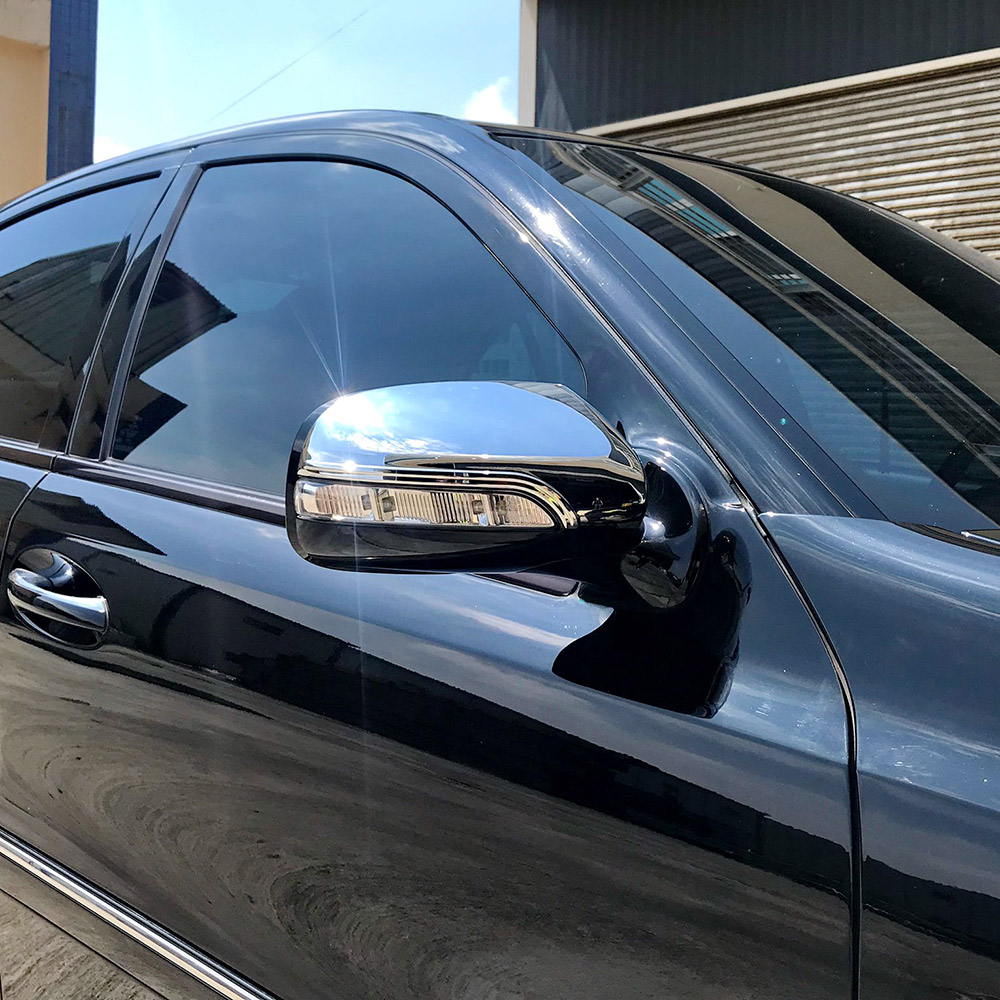 JR-佳睿精品 2006-2009 Benz E W211 鍍鉻 後照鏡蓋 後視鏡蓋 配件台製 改裝