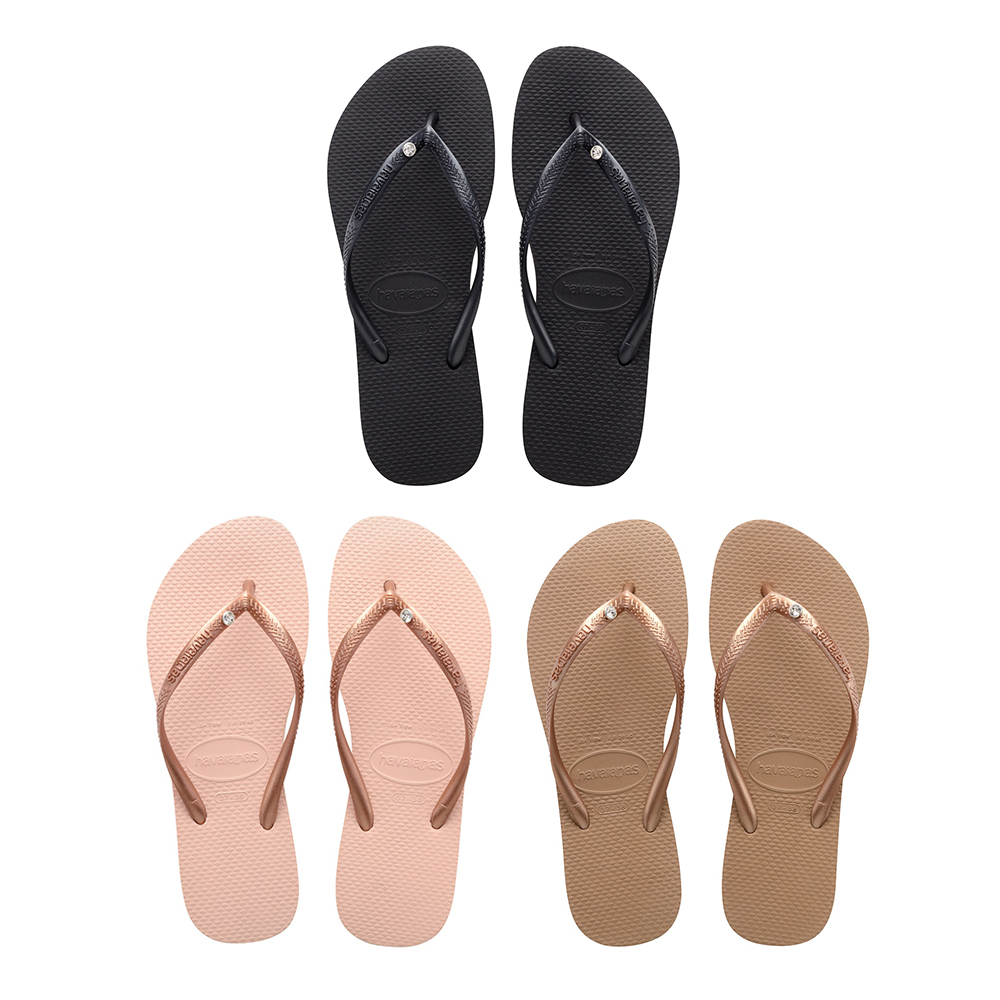 havaianas 哈瓦仕 / 細帶耀眼水鑽款 - 女款 / 三色【公司貨、現貨】哈漫克官方旗艦店