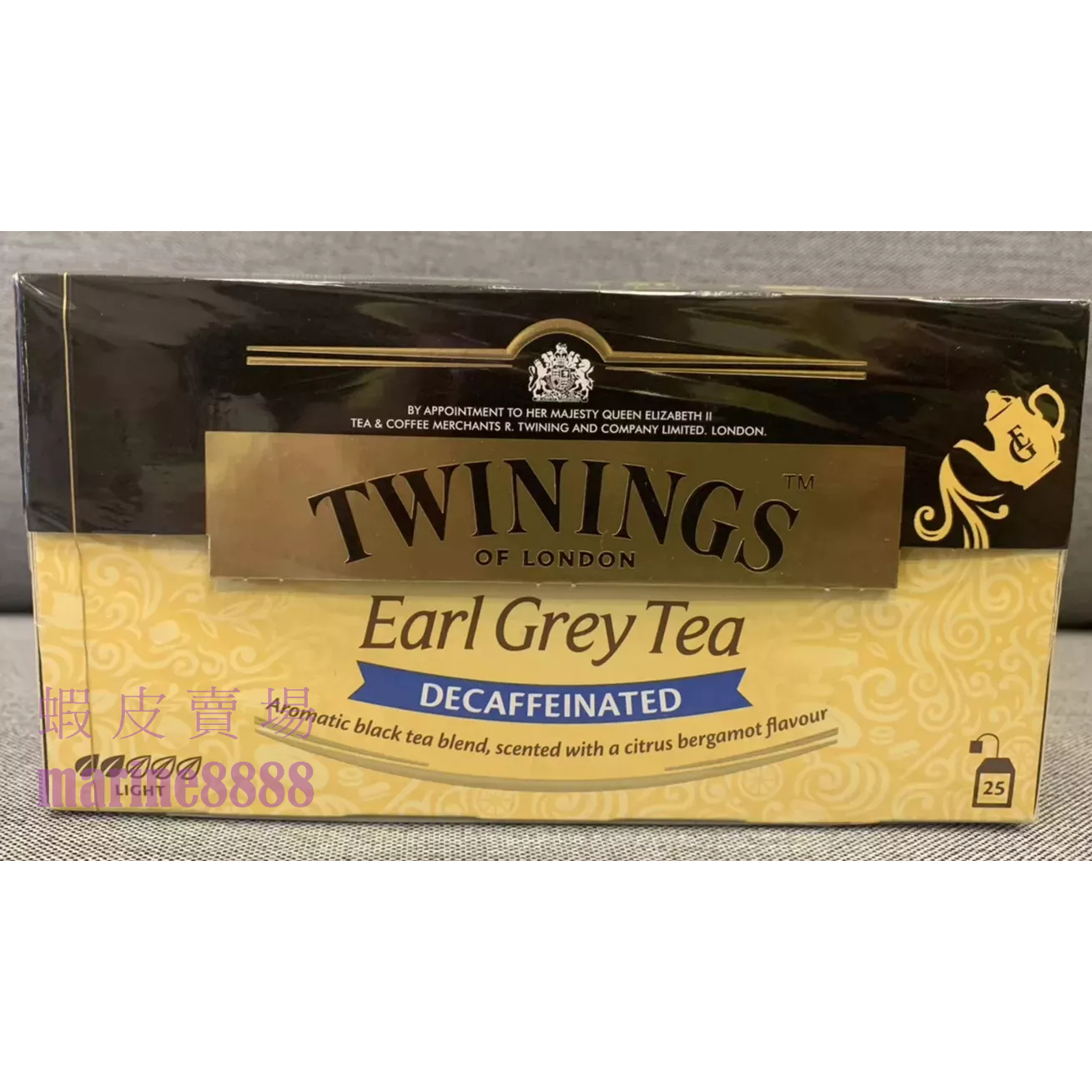 TWININGS Earl Grey Tea  DECAFFEINATED 唐寧茶  皇家伯爵茶 低咖啡因茶