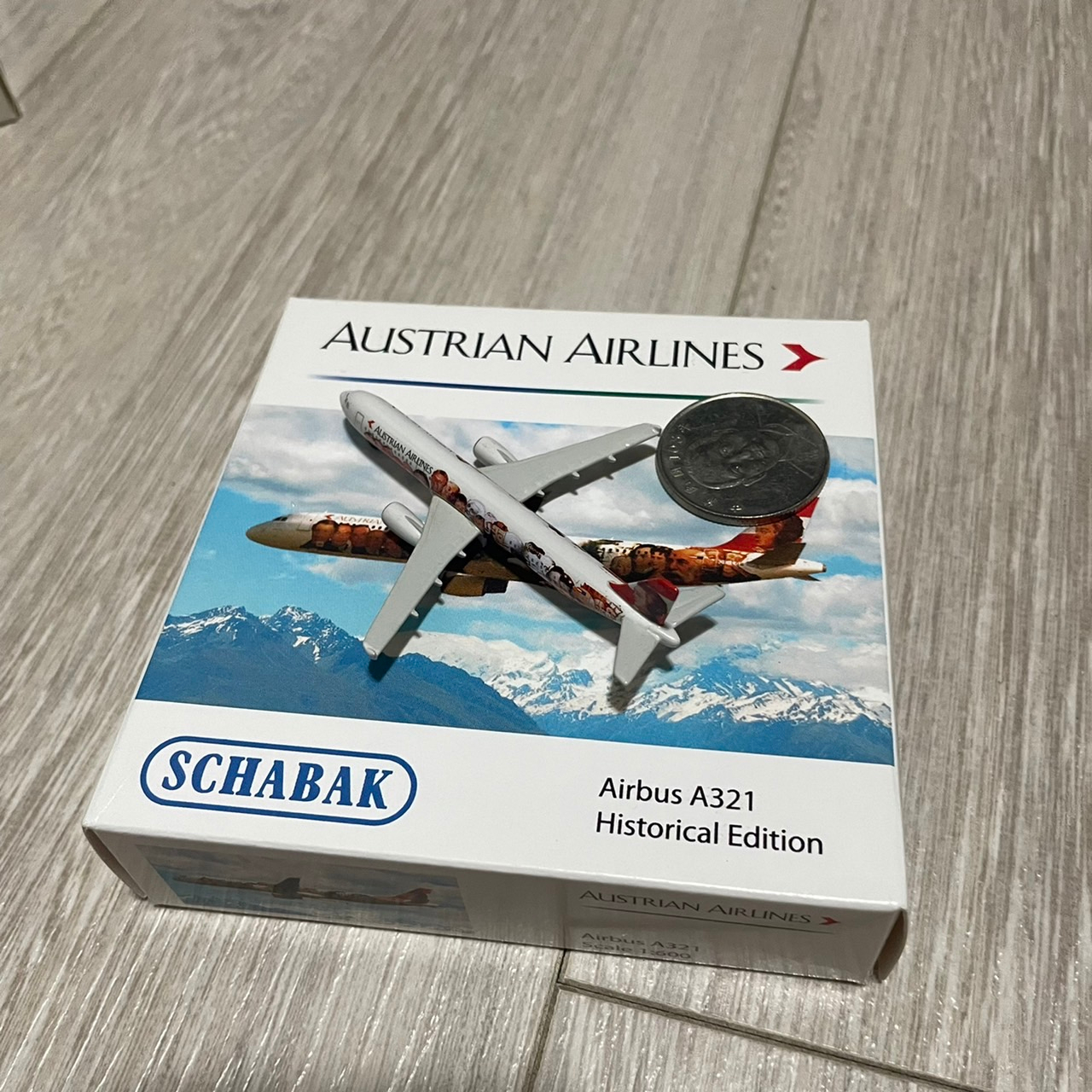Schabak Austrian Airlines 奧地利航空 Airbus 1:600 飛機模型
