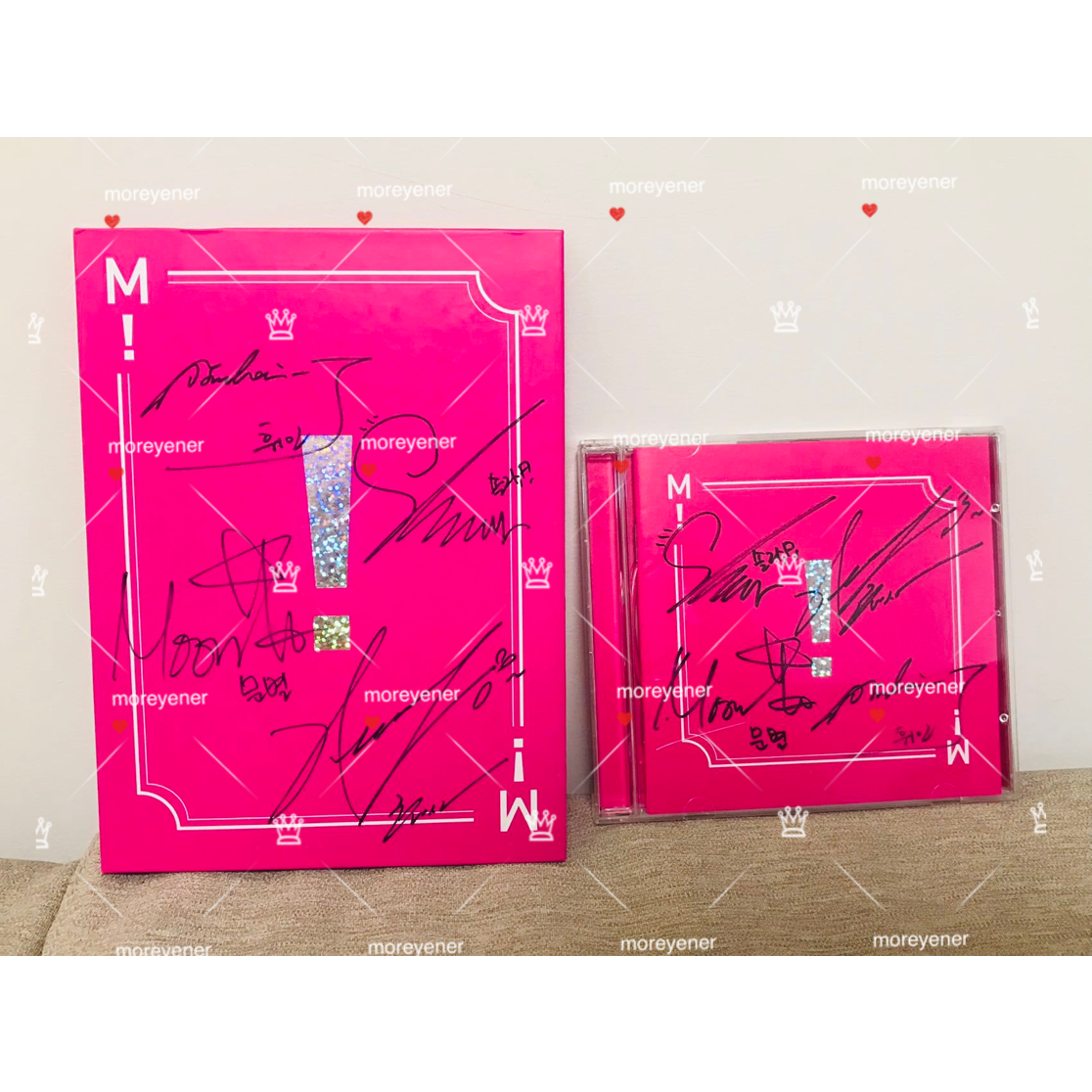MAMAMOO-「Pink Funky」-親筆簽名專輯 (頌樂 玟星 輝人 華莎)現貨