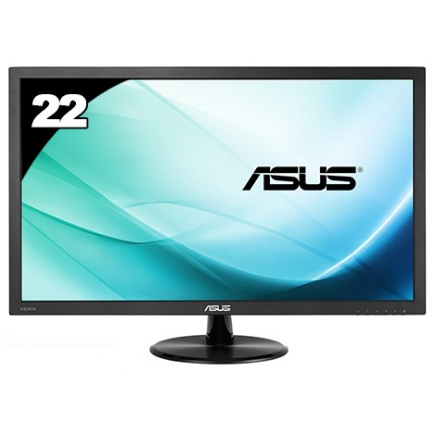 ☆台灣黑熊老闆☆華碩 ASUS VP228HE 21.5吋寬螢幕 LED 低藍光不閃屏 黑色 電腦螢幕 液晶顯示器