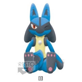 現貨 正版 pokemon go 神奇寶貝 精靈寶可夢路卡利歐 娃娃 絨毛玩偶 坐姿