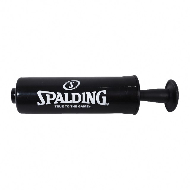 SPALDING 斯伯丁 攜帶型 4吋單向打氣筒 SPB85007 黑(內含鞋針)【iSport愛運動】