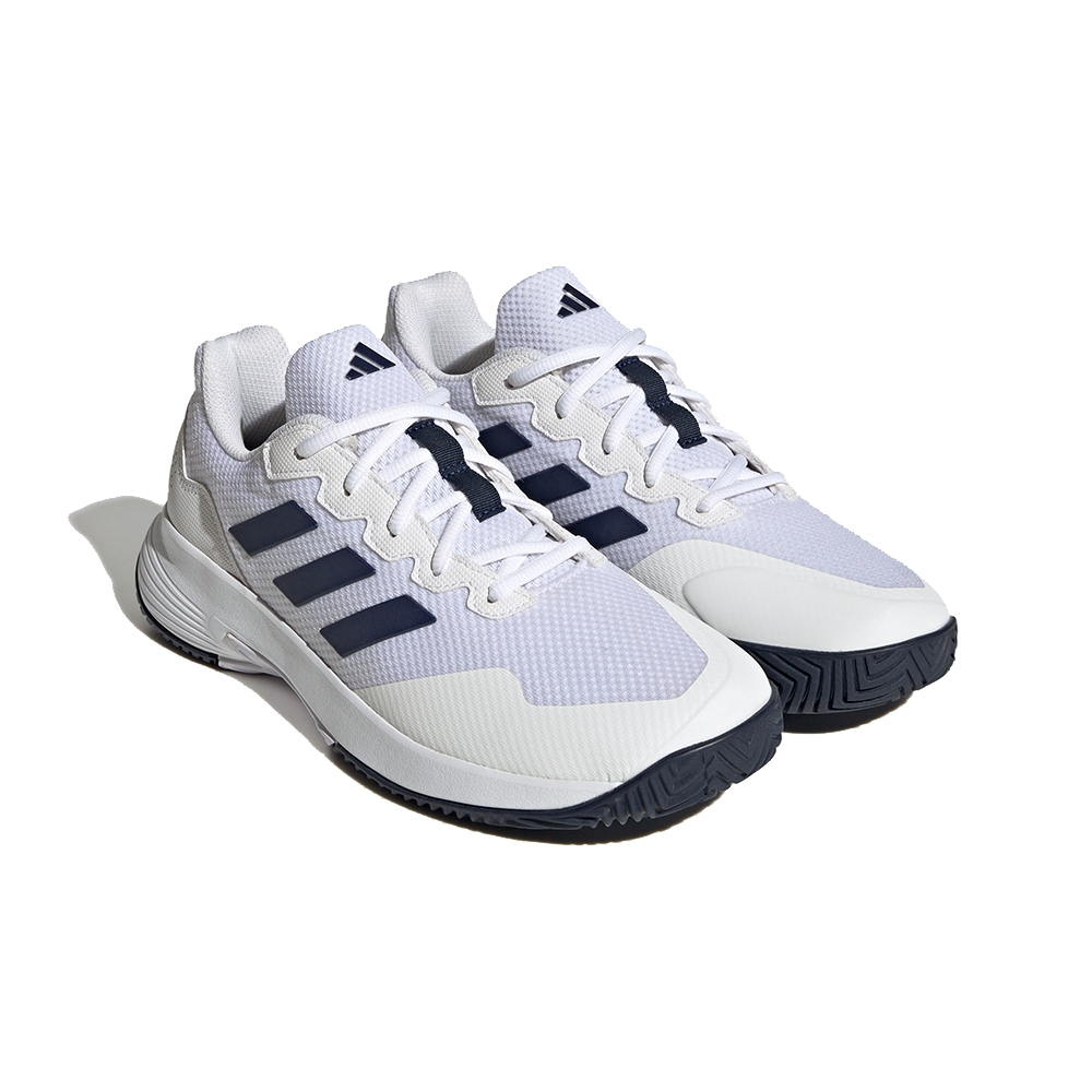 全新 ADIDAS 男款 網球鞋 運動 休閒鞋 GameCourt 2 M  HQ8809 白/藍
