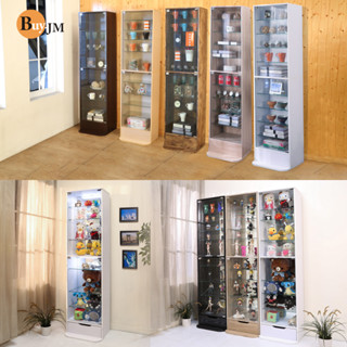 BuyJM 臺灣製低甲醛強化玻璃直立式展示櫃/公仔櫃/書櫃/收納櫃/玻璃櫃/GK模型(三色可選) B-CH-BO034