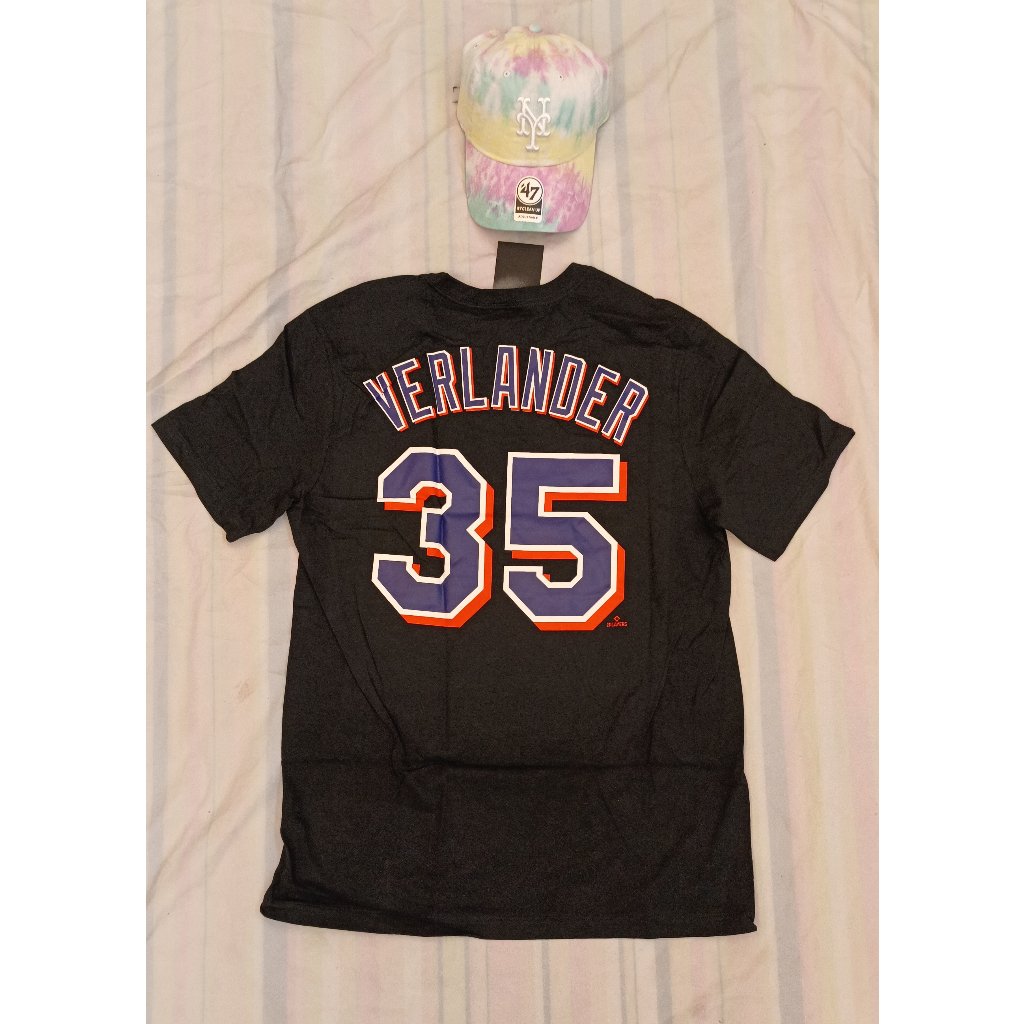 全新 現貨 M 大都會 NIKE MLB New York Mets Verlander 韋蘭德 球員 背號TEE