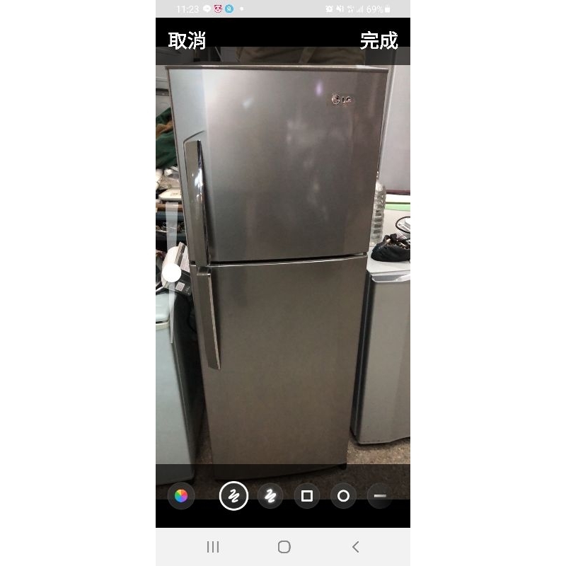 二手中古樂金LG188公升雙門冰箱，高146寬54深連把手60cm，保固3個月，大戶藥師二手中古家電