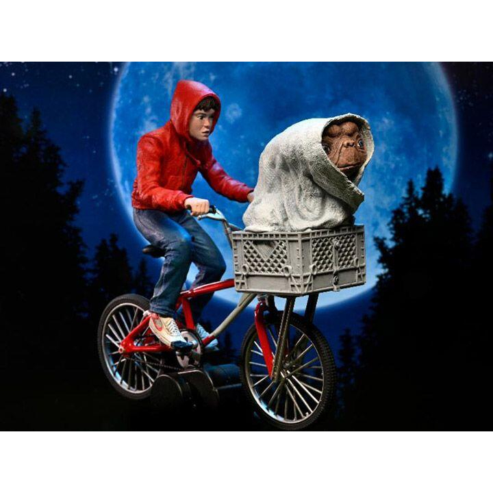 代理版現貨 NECA ET 40週年 外星人 Elliott &amp; E.T. on Bicycle 7吋 埃利奧特騎腳踏車