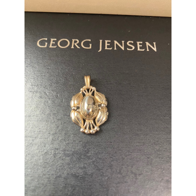 Georg Jensen喬治傑生2000年首刻年度銀石項鍊