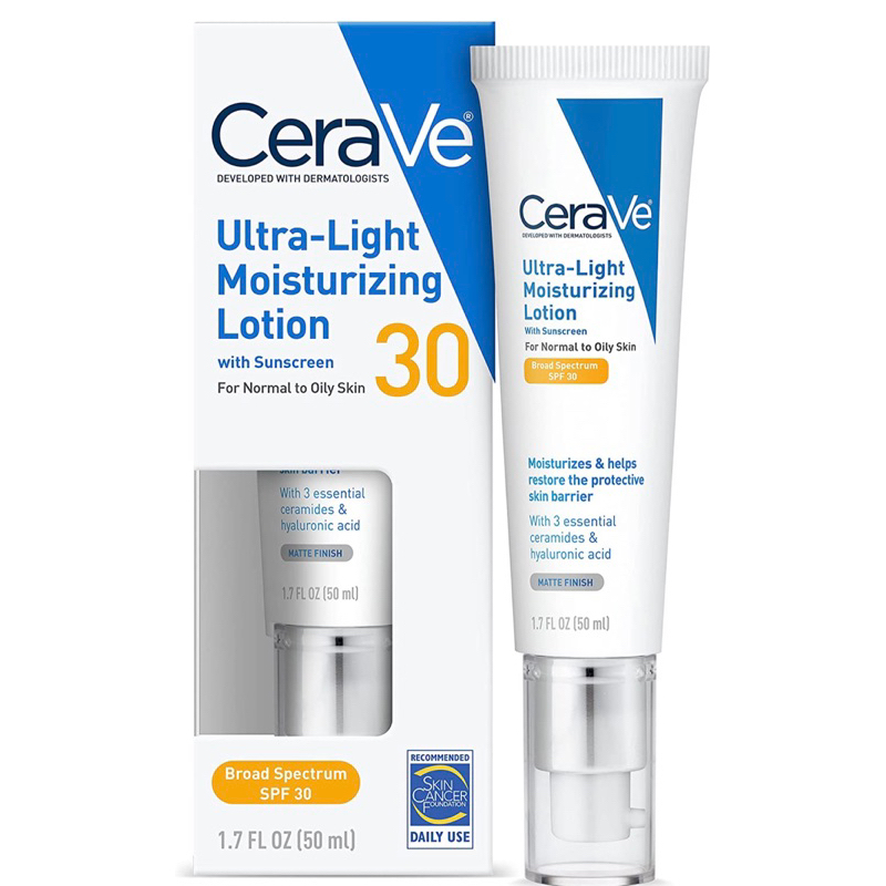 ［🈶現貨當天出］適樂膚CeraVe日間防曬乳 Ultra-Light gel SPF30臉部專用防曬乳🔥Catie推薦