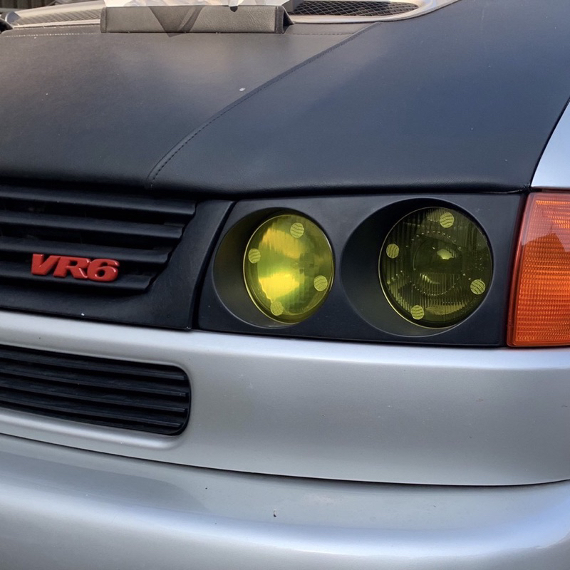 福斯 Volkswagen  T4 VR6 P1 大燈護片 硬式燈膜 可拆式燈膜 大燈保護片