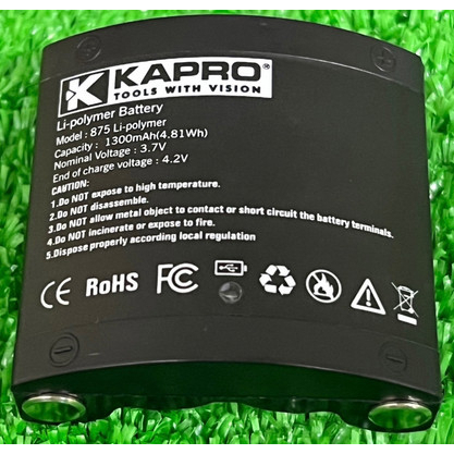 (含稅價)緯軒 KAPRO 875 電池*1 875G 或 875R 雷射儀 專用 電池