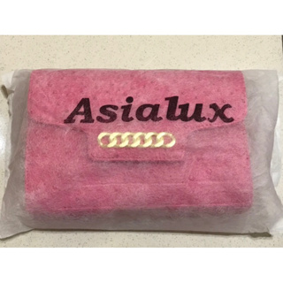 Asialux品牌精品粉色鏈條肩背包（附贈18K 3A方晶鋯石手環）