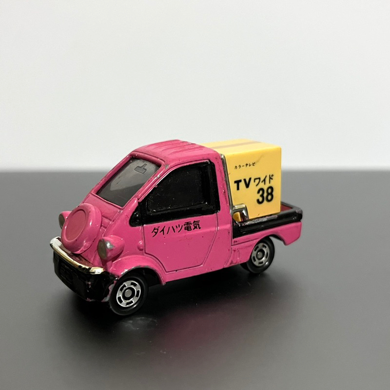復古 小貨卡🛻 Tomica 貨車 Daihatsu Midget2 小雞車 發財車 大發 🛻 粉色 大發電氣行