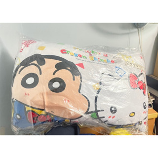 絕版》蠟筆小新x凱蒂貓 Hello Kitty 一番賞 「聯名枕頭」（2號賞）