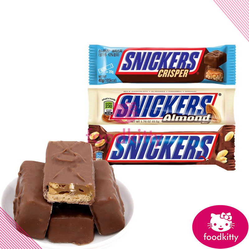【foodkitty】 台灣現貨 Snickers 美國 士力架 士力架巧克力 士力架杏仁巧克力 士力架花生巧克力