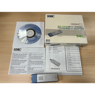 無線網路卡 無線網絡卡USB 2.0 SMC 802.11b/g 【二手】