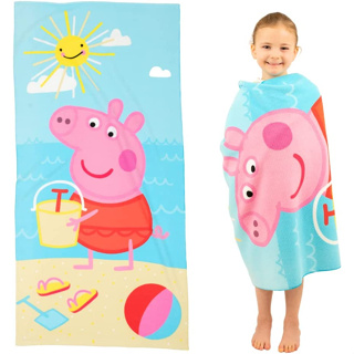 預購🚀美國正貨🚀美國專櫃 Peppa Pig 兒童 浴巾 毛巾 粉紅豬小妹 佩佩豬 Franco