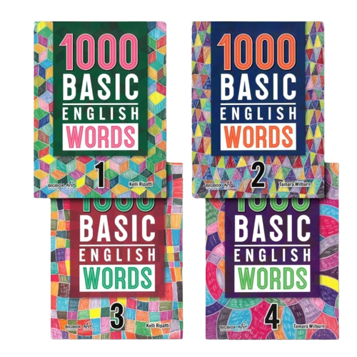 1000 Basic English Words 1-4 (一套四冊)/Tamara Wilburn/Kelli Ripatti 文鶴書店 Crane Publishing