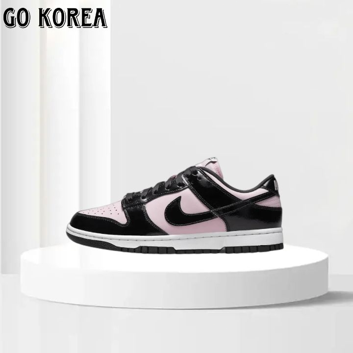 🇰🇷 Nike Dunk Low Ess Pink Black 低筒 粉色 漆皮 黑白 黑粉 DJ9955-600
