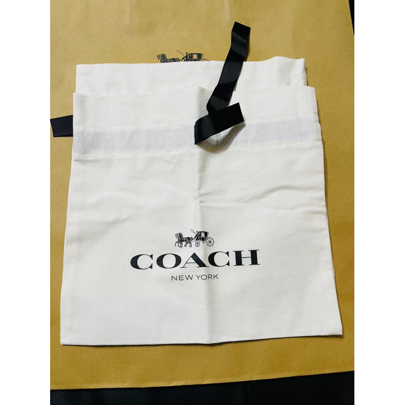 COACH 大紙袋 中紙袋 小紙袋 COACH束口袋 COACH防塵袋 大紙盒 COACH提袋 COACH牛皮紙袋 提袋