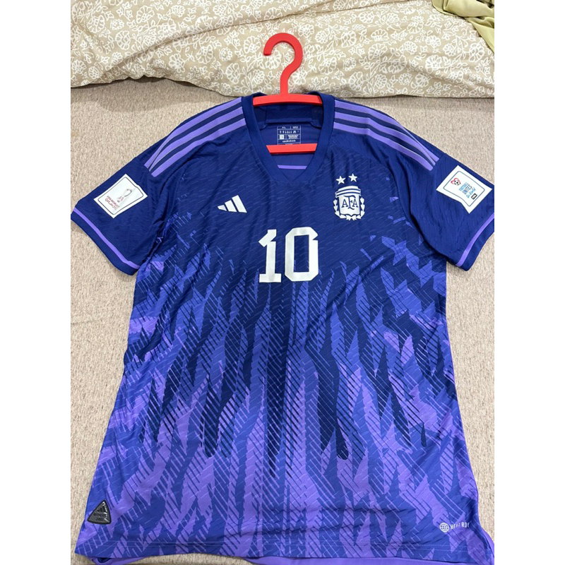 Adidas 2022 卡達世界杯 阿根廷 Messi 梅西 歐版球員版球衣