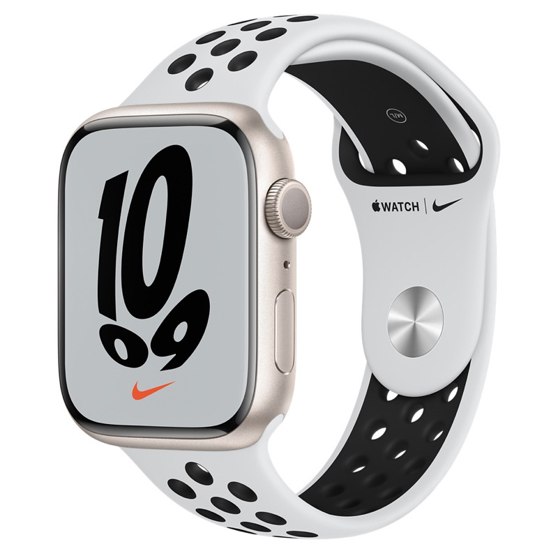 Apple Watch 7 Nike Series 45mm星光色