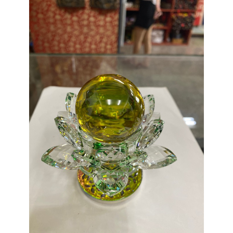❤️黃綠色球形神秘水龍珠（5 cm ) 泰國