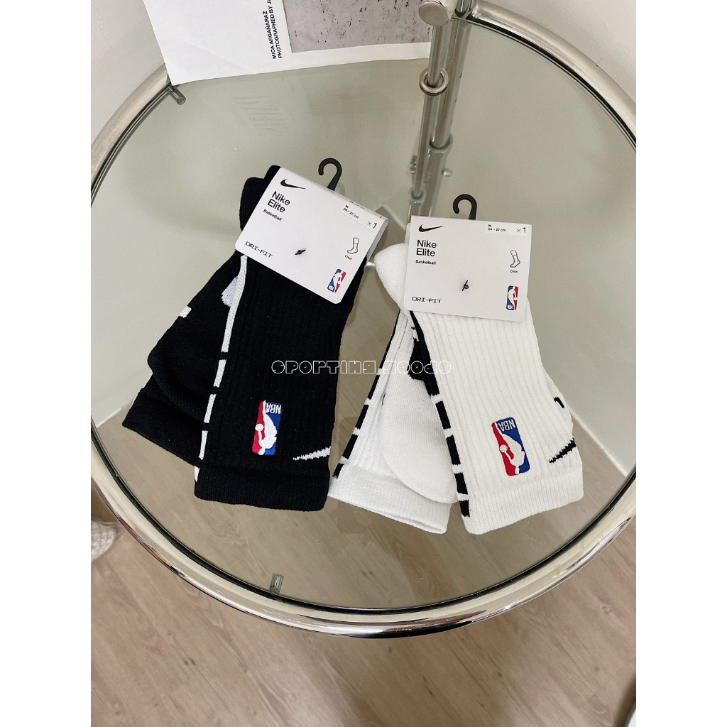 S.G NIKE NBA ELITE CREW SX7587-100-010 運動 排汗 菁英 厚底 籃球襪 長襪 白