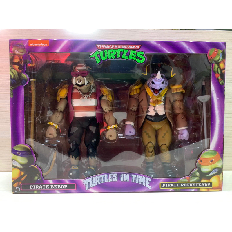 NECA TMNT 忍者龜 經典牛頭+豬面雙人套裝 Nickelodeon NINJA TURTLES 絕版