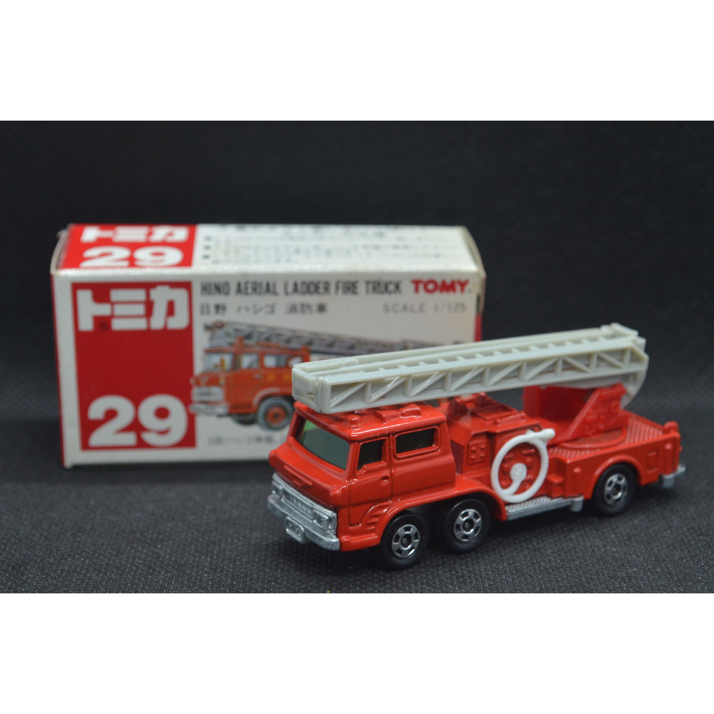 【T'Toyz】 Tomica No. 29 -2 Hino Fire Truck 消防車 無盒 附膠盒 中國製 B
