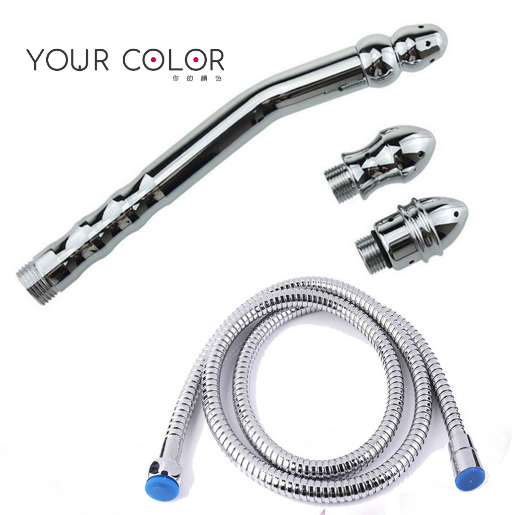 台灣現貨｜便攜式灌腸器 三頭沖洗器【YSM80903】灌腸器 灌腸 清潔 後庭清洗 肛門清潔 肛門玩具 後庭玩具 SM