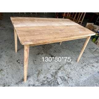 實木柚木餐桌未上漆（臺灣現貨）不含椅子