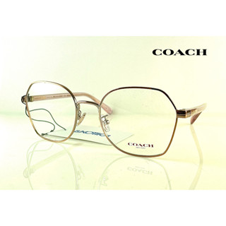 ☆高雄眼鏡站☆全新正品 COACH HC5155 9331 粉金 字型logo