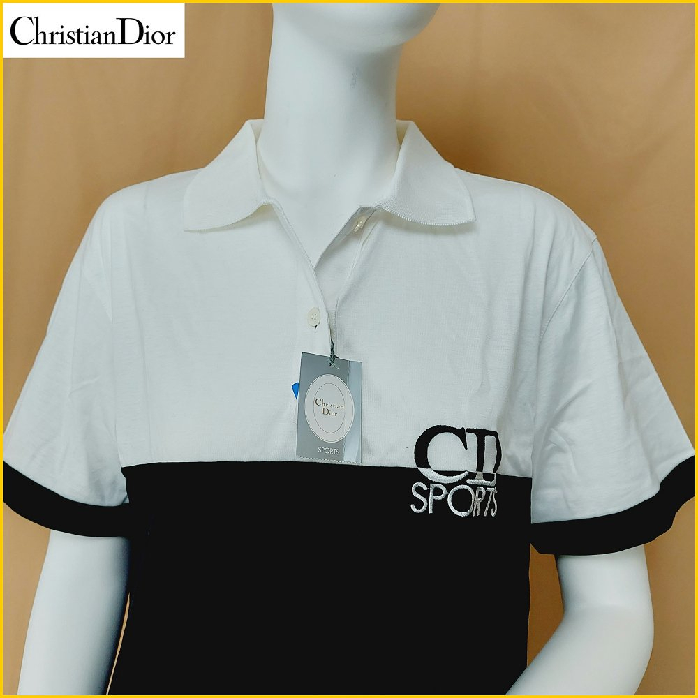 Christian Dior 短袖POLO衫 女L號 日本百貨正規品 SPORTS 迪奧 POLO 運動女裝 OF37D