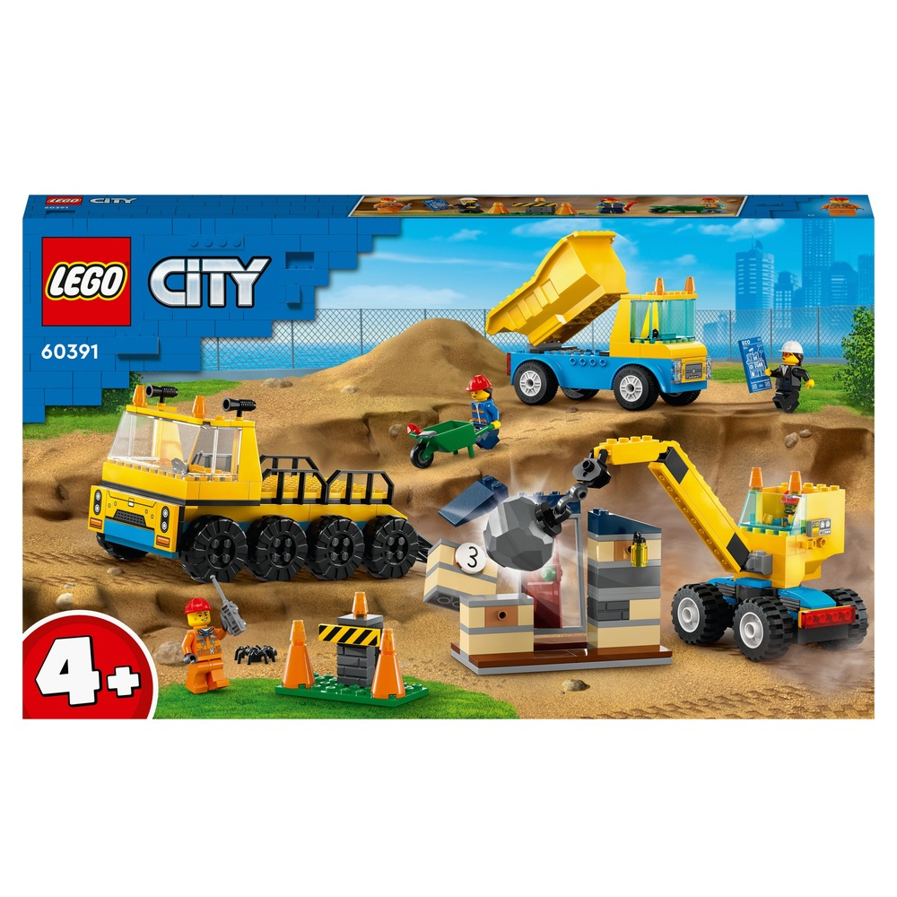 樂高 LEGO 60391 City城市系列 工程卡車和拆除起重機