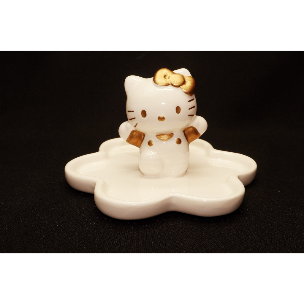 sanrio kitty 1998年出品 陶瓷 置物盤