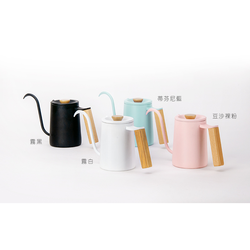 ♛BEING餐具♛Tiamo質感600ml 櫸木方把手細口壺 不鏽鋼細口壺 HA1652 不鏽鋼手沖壺