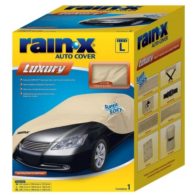RAIN.X 超柔軟防刮汽車罩-M號展示開封無外盒