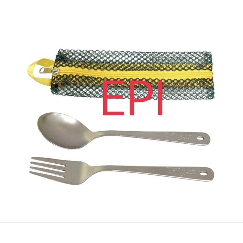 日本製 EPI T-8402鈦合金 湯匙叉子組
