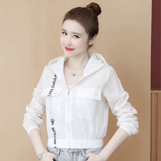 衣時尚 長袖上衣 襯衫 防曬衫S-2XL韓版洋氣長袖冰絲紫外線防曬衫衣服短外套上衣T666-8270.