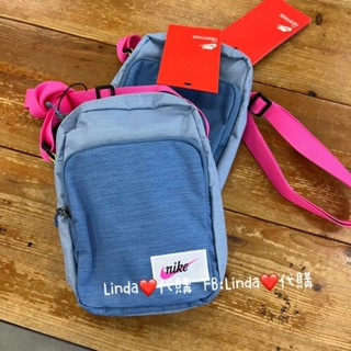 Linda❤️代購 現貨 Nike 斜背包 Heritage Label Bag 男女款 牛仔藍 BA5809-420