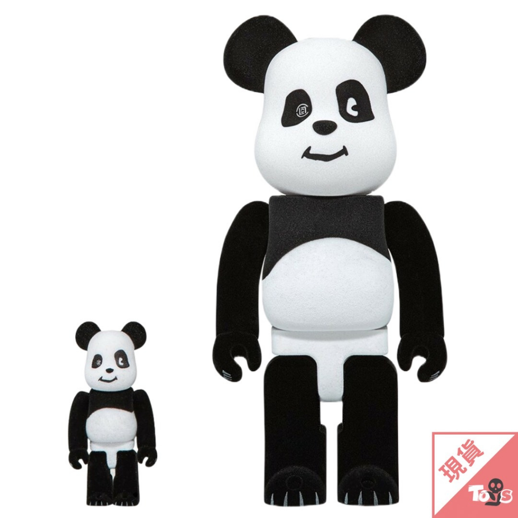 （現貨）BEARBRICK  CLOT PANDA  400+100% 陳冠希 聯名 熊貓 潮流 名人 限量 玩具有毒