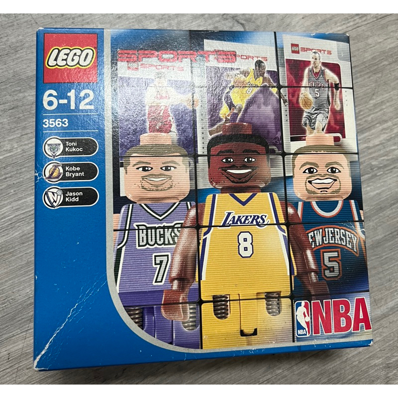 《蘇大樂高》LEGO 3563 NBA 球員 球員卡（全新）有Kobe