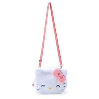 Sanrio 三麗鷗 2023角色大賞 絨毛造型斜背包 Hello Kitty 微笑 766658