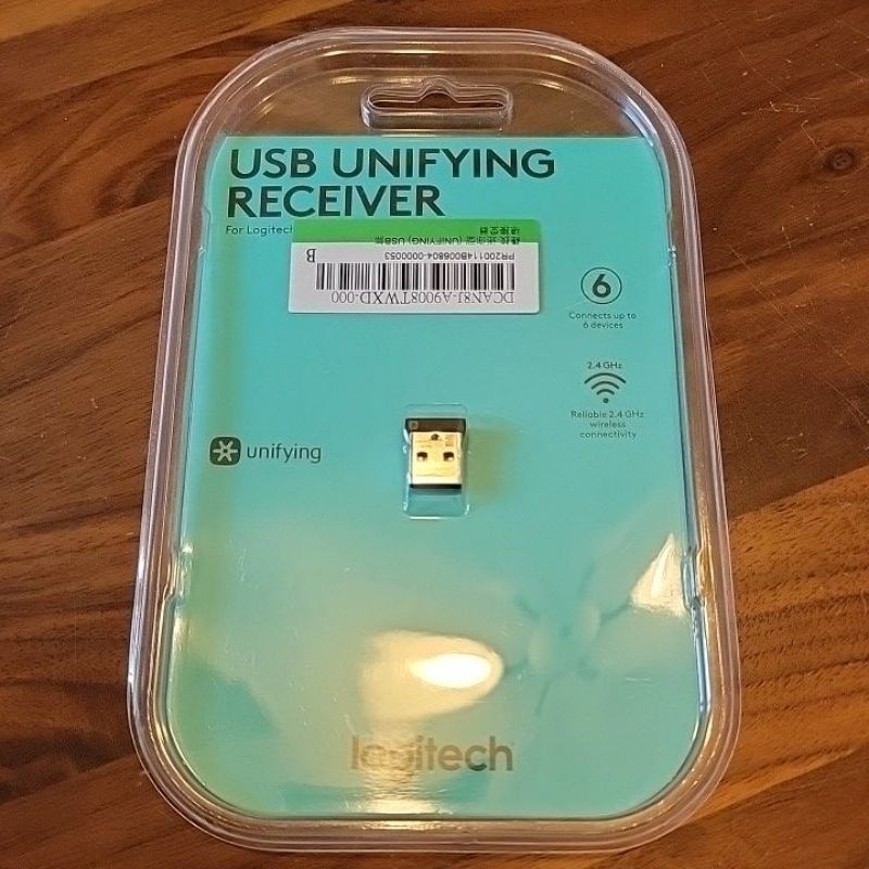 [全新現貨, 特價優惠] 羅技 Logitech Unifying 迷你型 USB 無線接收器 台灣公司貨盒裝